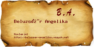Beluzsár Angelika névjegykártya